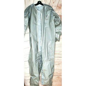 Kappler Chemical Protective Fabric II Gray Zip Coverall USA Made Protective Suit